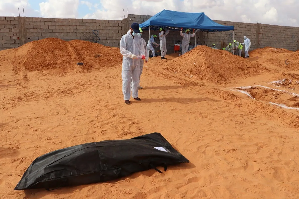 Libya menemukan kuburan massal baru di Tarhuna, 6 mayat berhasil digali