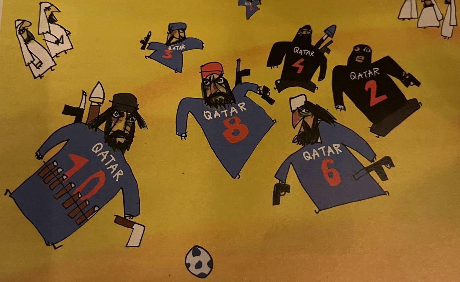 Karikatur Rasis Media Prancis Tuai Kemarahan Qatar