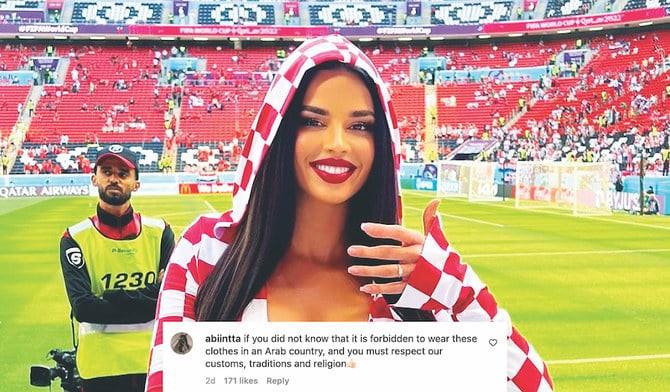 Mantan Miss Kroasia Tantang Otoritas Qatar Dengan Pakaian Yang Memprovokasi Di Piala Dunia