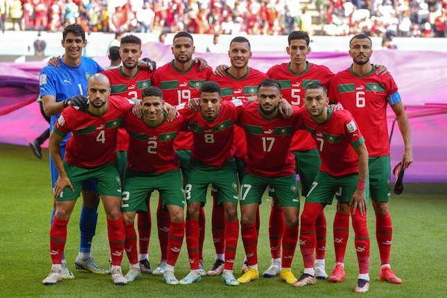 Viral, para pemain Maroko baca surat Al-Fatihah jelang adu pinalti lawan Spanyol