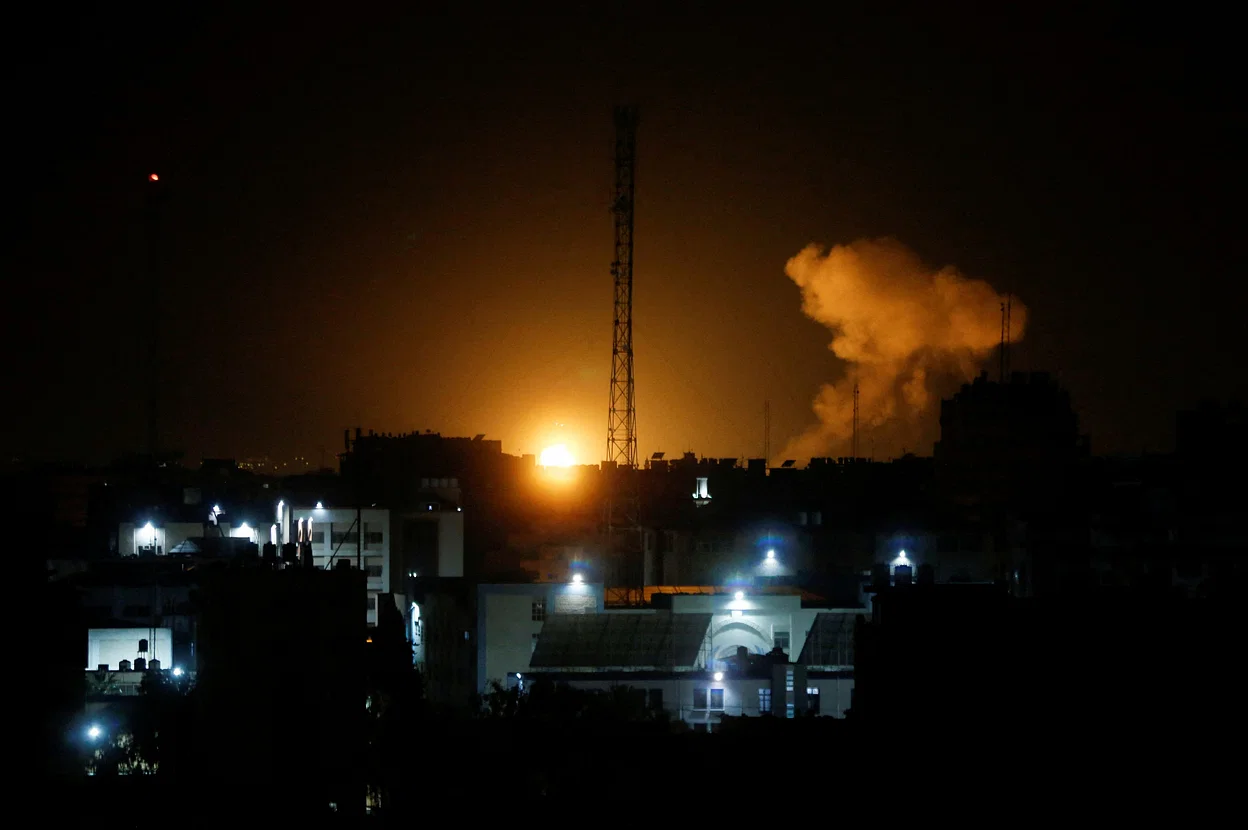 ‘Israel’ Bombardir Jalur Gaza Jumat Ini