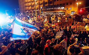 20 ribu warga “Israel” demo tolak kepemimpinan Netanyahu