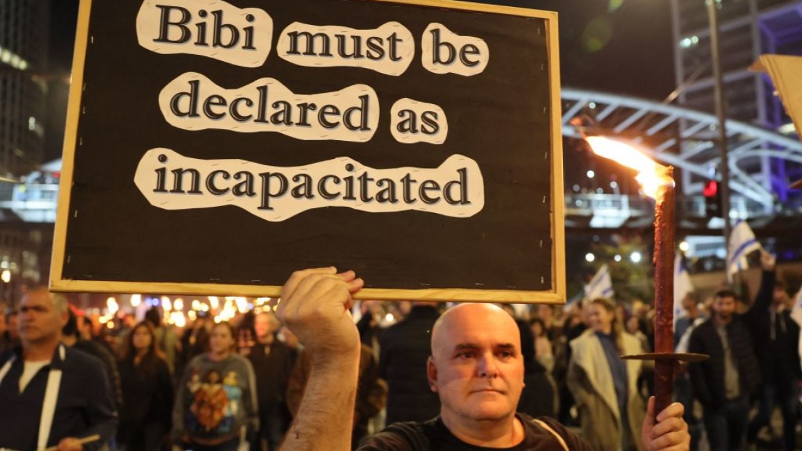 Ribuan Warga “Israel” Turun ke Jalan Lakukan Protes Terhadap Pemerintahan Netanyahu