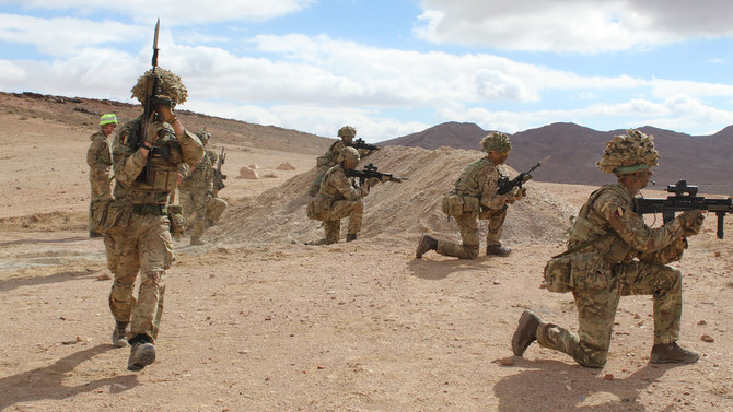 Pasukan Yordania dan Inggris lakukan latihan gabungan