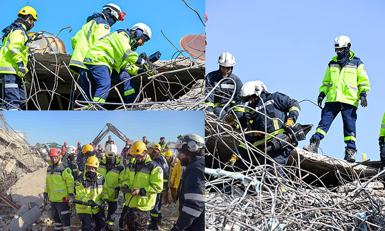 Tim SAR UEA berhasil selamatkan dua orang, 120 jam setelah gempa Turki