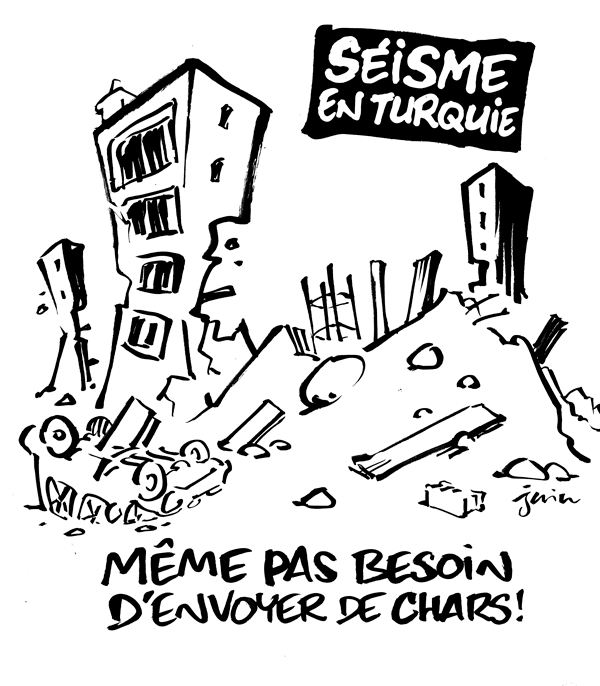 Kembali Berulah, Charlie Hebdo Ejek Gempa Bumi Turki-Suriah