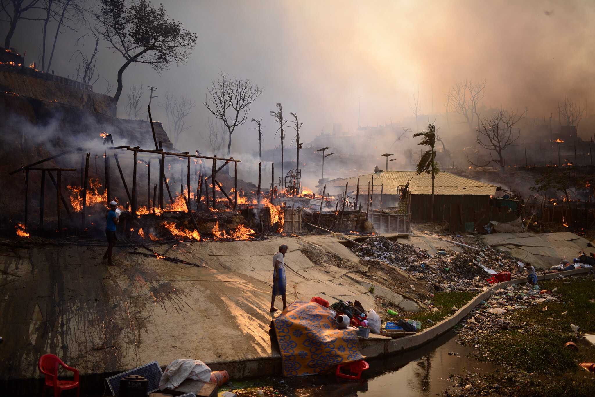 Diduga Sabotase, Kebakaran Besar Landa Kembali Kamp Pengungsi Rohingya di Cox’s Bazar
