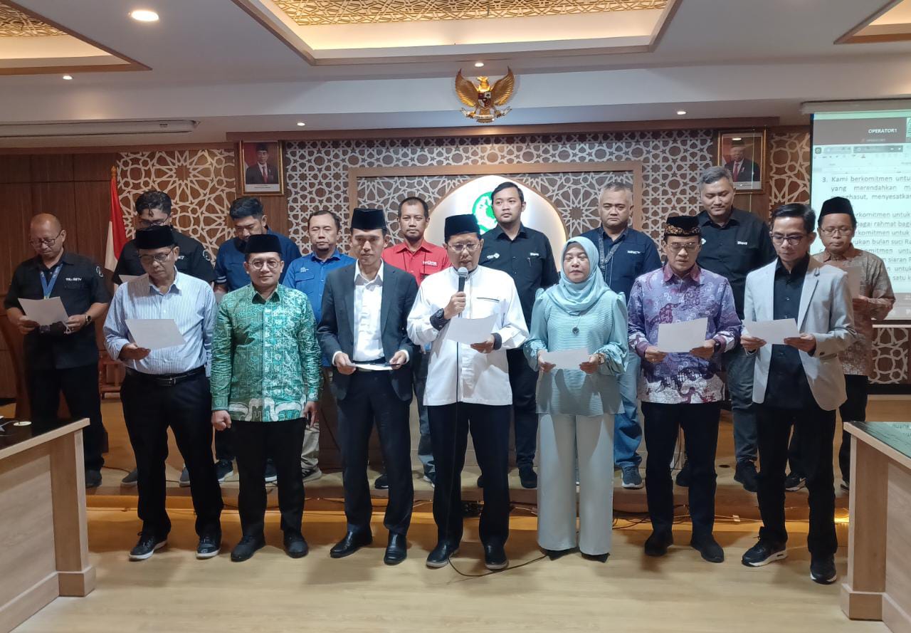 Halaqah Bersama MUI, Lembaga Penyiaran Deklarasikan 7 Komitmen Hadirkan Tayangan Ramadhan Berkualitas