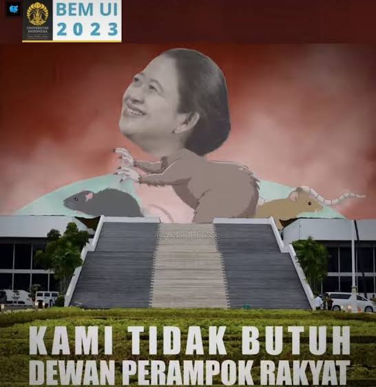 BEM UI Bikin Meme Puan Berbadan Tikus, Ini Alasannya