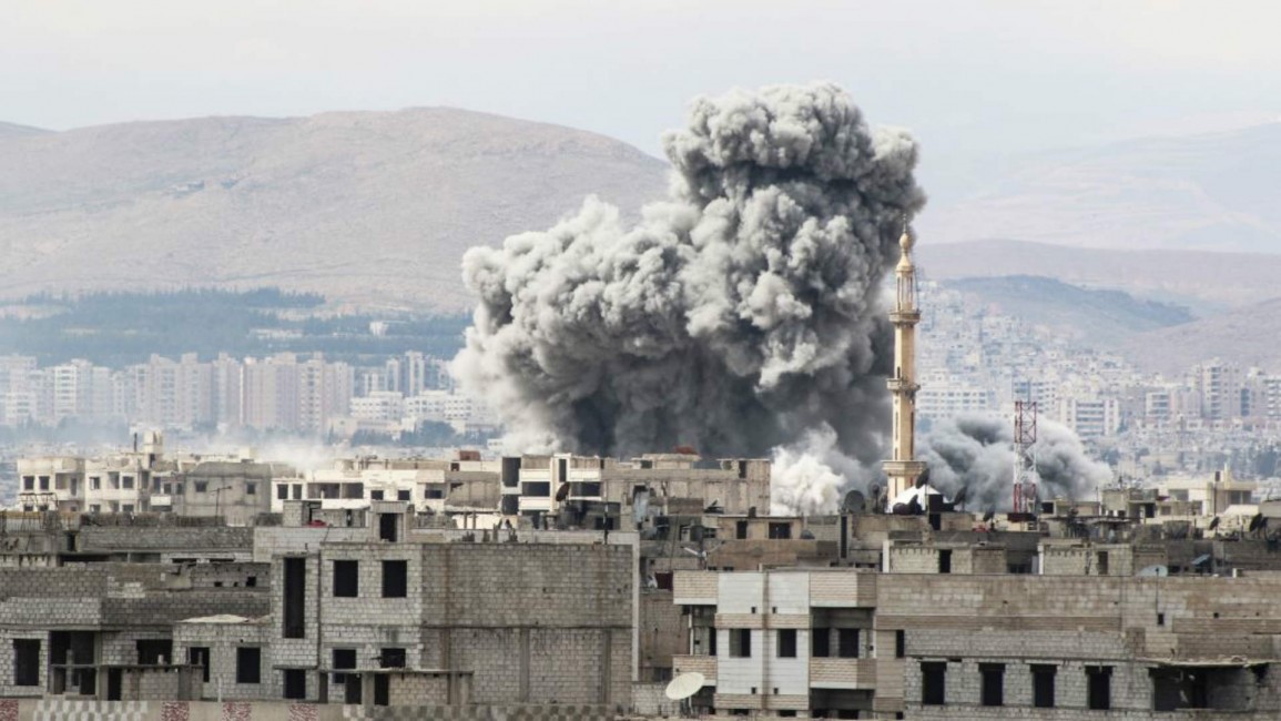 Rezim Suriah Gunakan Kendaraan Penyapu Ranjau Untuk Bombardir Wilayah Oposisi