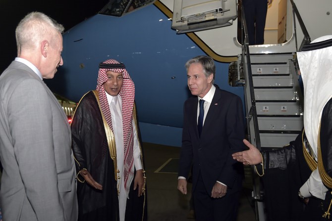 Menteri Luar Negeri AS Blinken Tiba di Arab Saudi